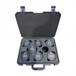 7 x CARL ZEISS JENA LENSES FOAM INSERT